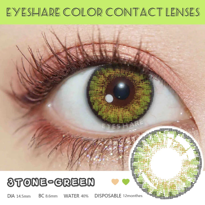 Rynx | 1 Pair Colored Contact Lenses for Eyes Cosplay Lenses for Eyes Blue Contact Lenses Fashion Brown Eye Lens Beauty Makeup
