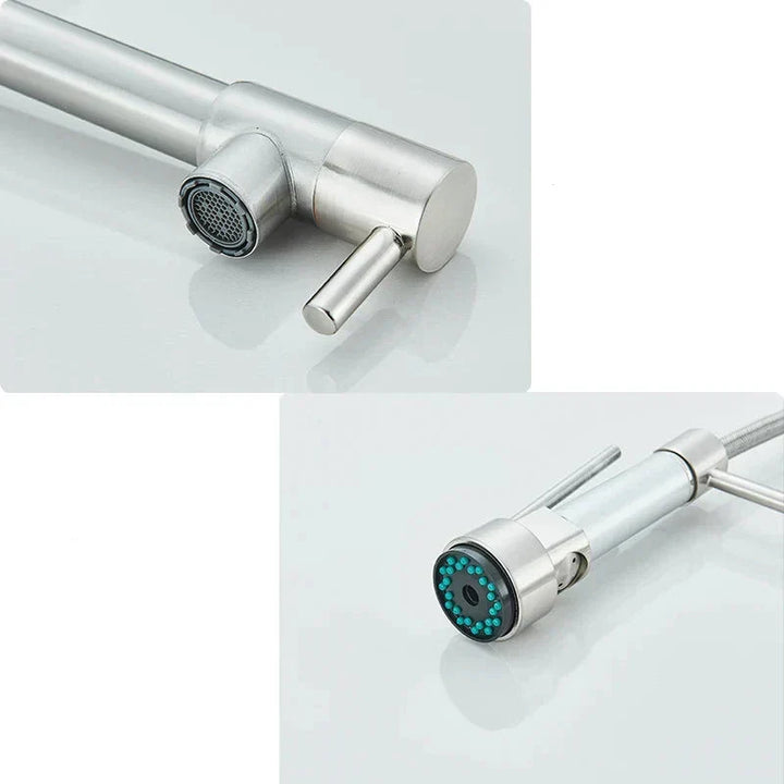 Lisslune | NickelPivot - 360° Rotating Kitchen Tap