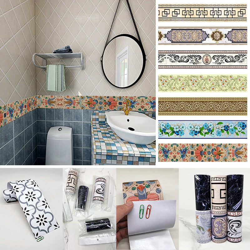 Lisslune | Self-Adhesive Waterproof Wall Decorative Tape