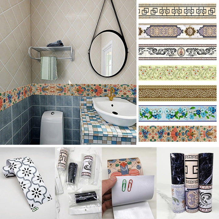 Lisslune | Self-Adhesive Waterproof Wall Decorative Tape