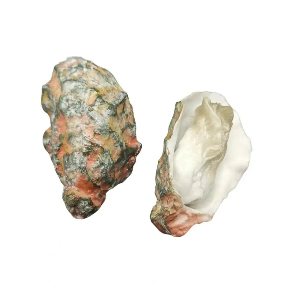 Lisslune | Realistic Flat Shell BBQ Oyster Miniature Model - Perfect for Creative Projects