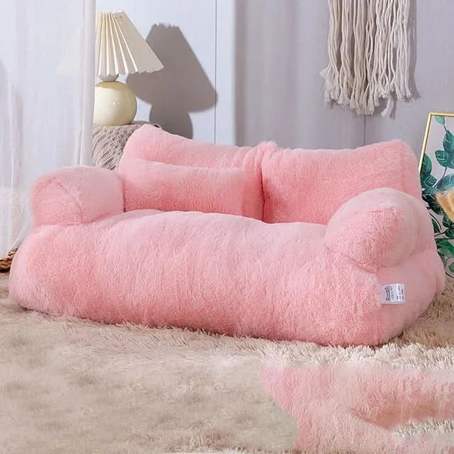Lisslune | FLUFFYCOMFORT – Luxurious pet sofa made of plush for maximum relaxation comfort