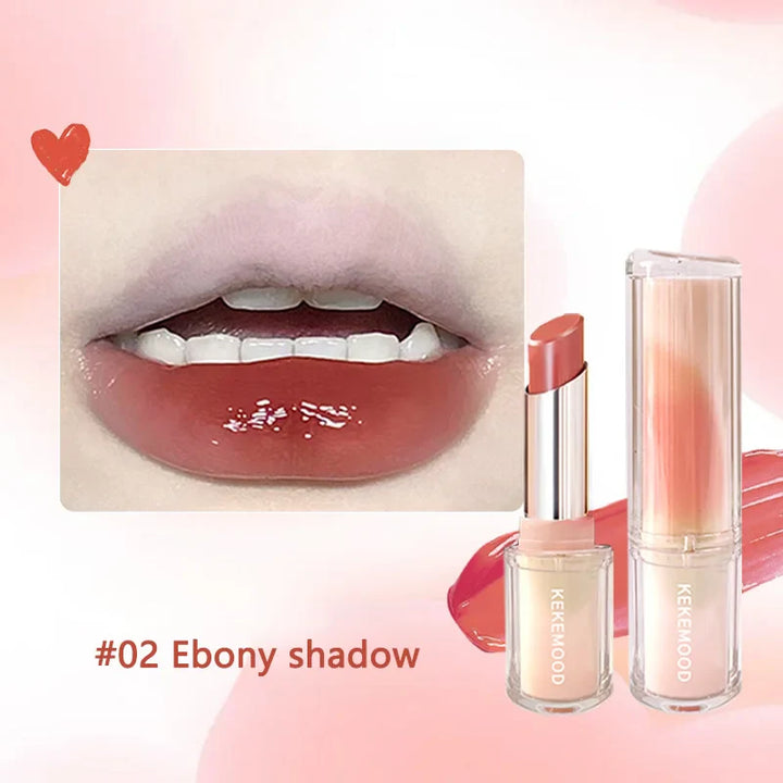 Rynx | Lipstick for Kekemood Moisturizing Mirror Water Light Set Lip Gloss Glass Tea Red Brown Lip Shine Tint Makeup Cosmetics