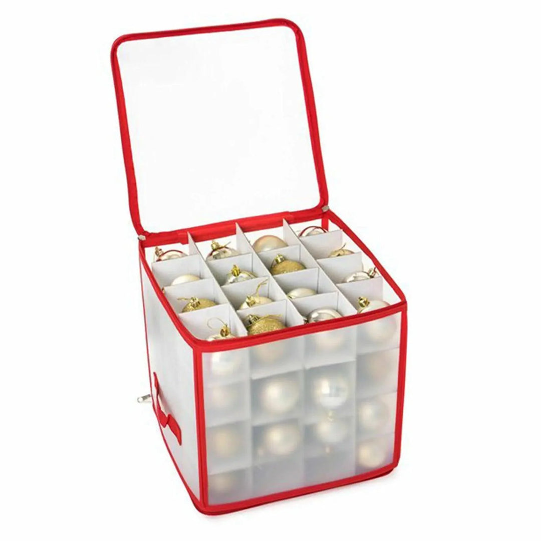 Lisslune | Christmas Ornament Storage Solution - PVC Container for Holiday Decorations