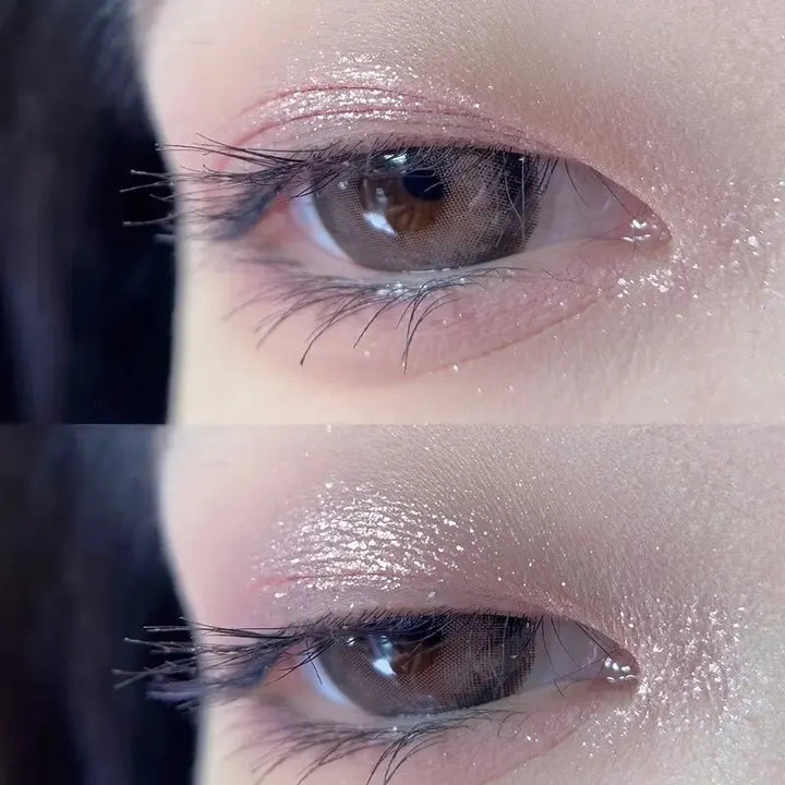 Lisslune | Neue transparente neunfarbige Lidschatten-Palette Rosy Nine Palace Glitter-Augen-Make-up