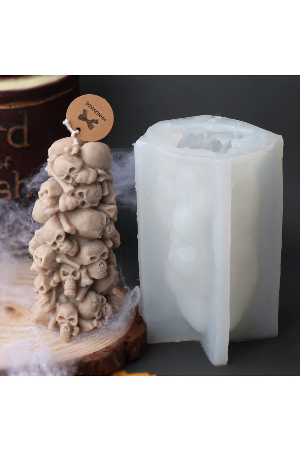 Lisslune | Skeleton Tower Candle Shape
