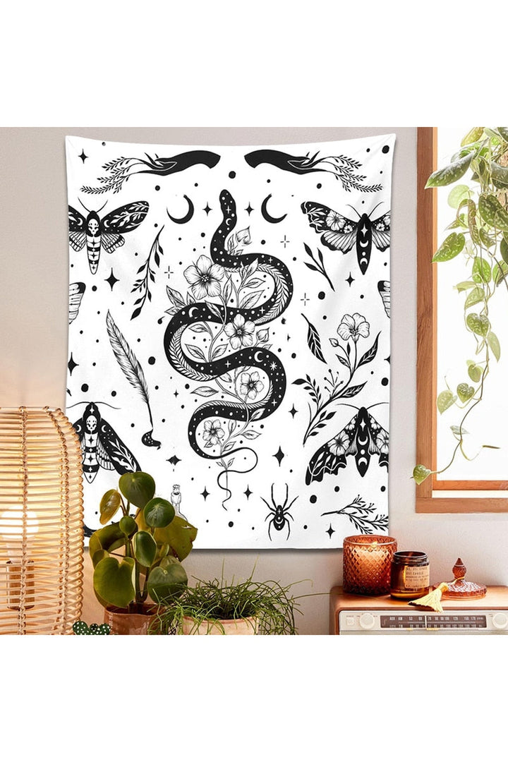 Lisslune | and snake wall tapestry