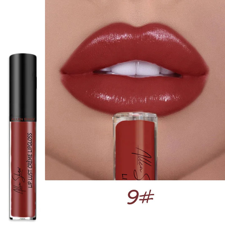 Rynx | 12 Colors Sexy Women's Lipstick Waterproof Long-lasting Moisturizing Lip Gloss Vivid Color Lip Gloss Women's Make-up maquiagem