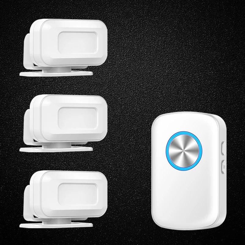 Lisslune | Smart Infrared Motion Detector Doorbell Alarm System for Superior Business Protection