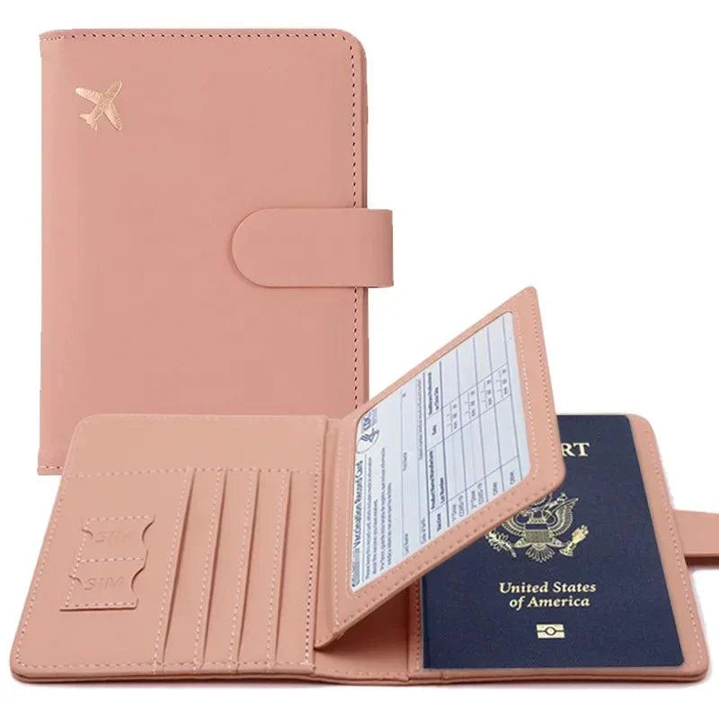 Lisslune | Stylish RFID-blocking passport holder with card organizer for travelers