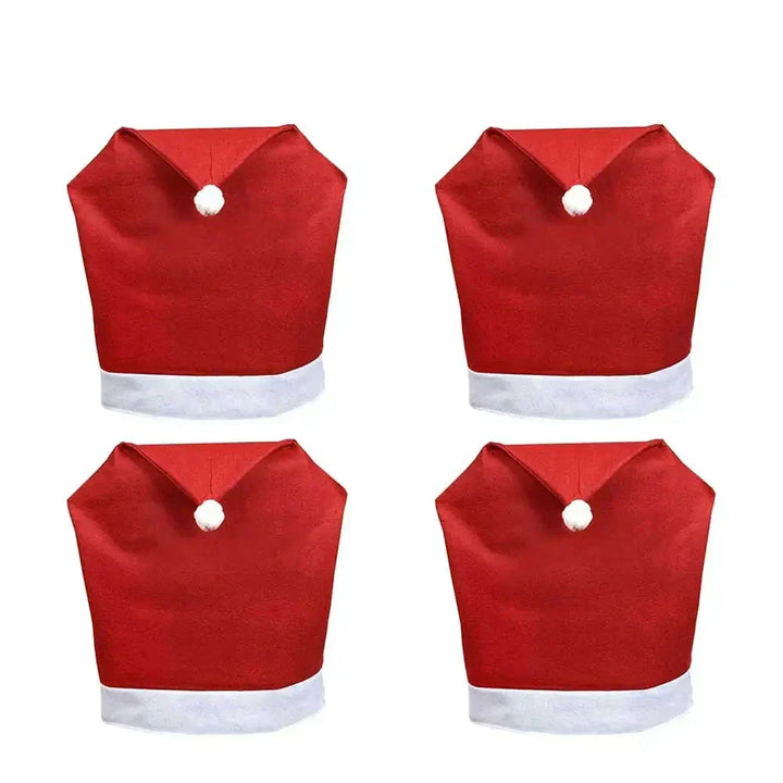 Lisslune | SantaSeat Christmas Chair Covers – Set of Decorative Chair Covers with Santa Design