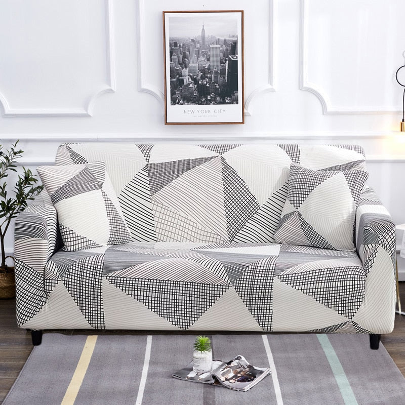 Lisslune | Modern Non-slip Colorful Elastic Sofa Cover