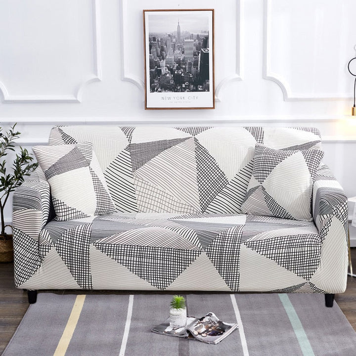 Lisslune | Modern Non-slip Colorful Elastic Sofa Cover