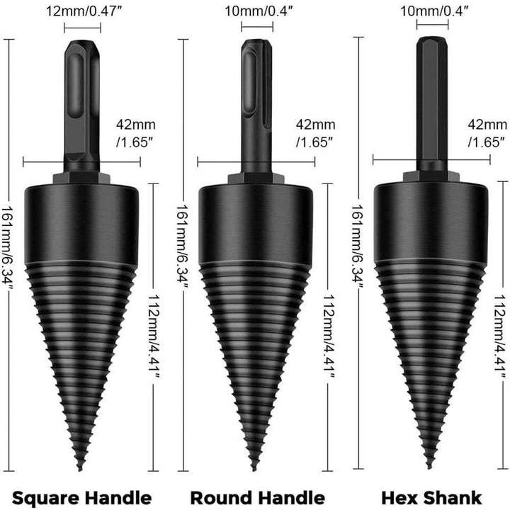 Lisslune | Shank Firewood Drill Bit - Works With Any Drill