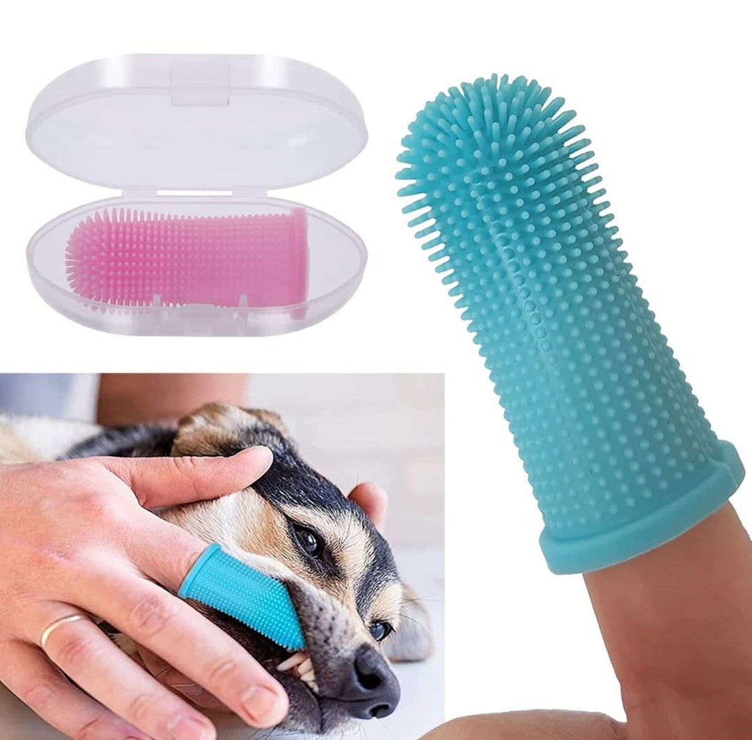 Lisslune | PAWCLEAN PRO – 360° Silicone Finger Toothbrush for Stress-Free Dental Care for Dogs