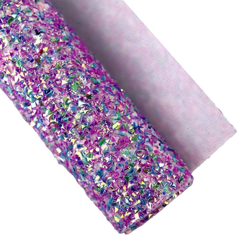 Lisslune | Sparkling Party Glitter Fabric Roll - XL Size for Creative Crafts