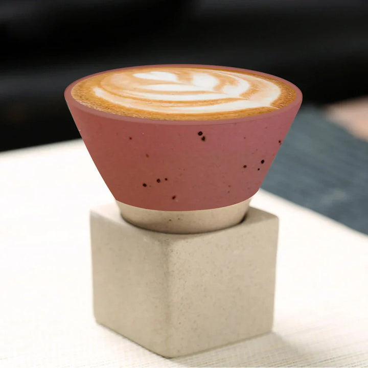 Lisslune | Japanese coffee cup with saucer, 1 piece, retro ceramic tea cup, mug, latte, espresso, pull0, flower cappuccino, new ceramic cup, 100 ml/3.5 oz