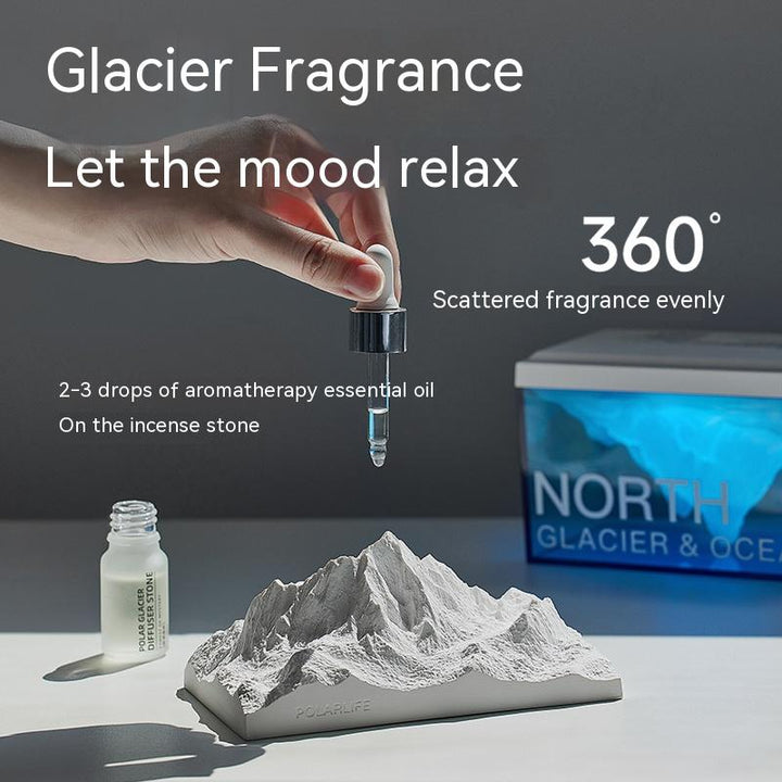 Lisslune | Iceberg Aromatherapy Bluetooth Speaker Night Lamp