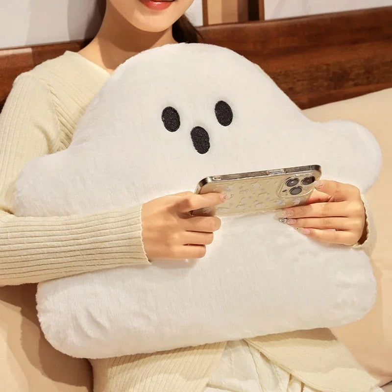 Rynx | Kawaii Halloween Plush Toy Spoofing Ghost Pumpkin Bat Creative Throw Pillow Party Gift Doll Living Room Bedroom Decoration
