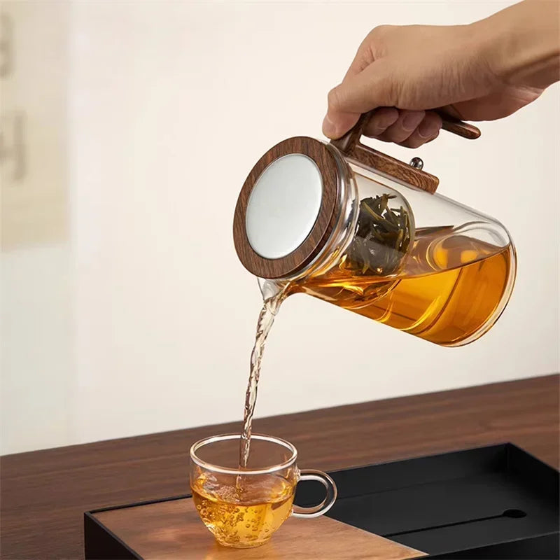 Lisslune | One-Click Magnetic Switch Tea Separation Teapot