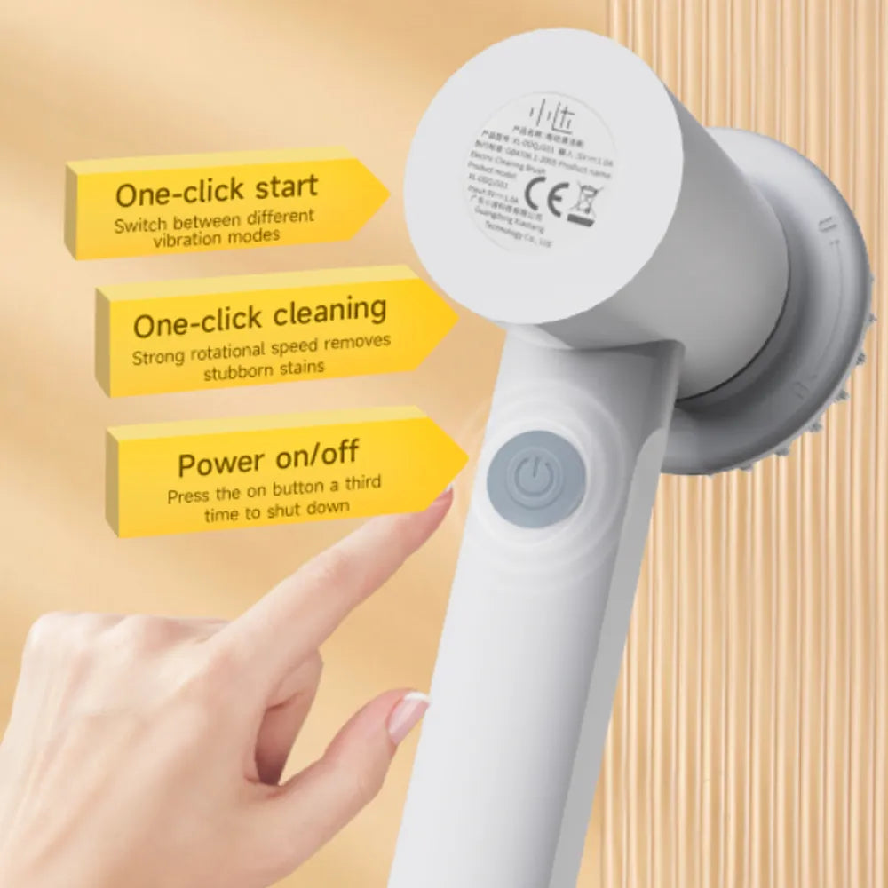 Lisslune | CleanPro Maxx | Cordless Electric Cleaning Brush | Electric Cleaning Brush