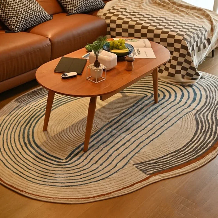 Rynx | Irregular Living Room Rug Easy Care Bedroom Rug Comfortable Soft Large Area Rugs Minimalist Rugs Balcony Tapis Carpet IG