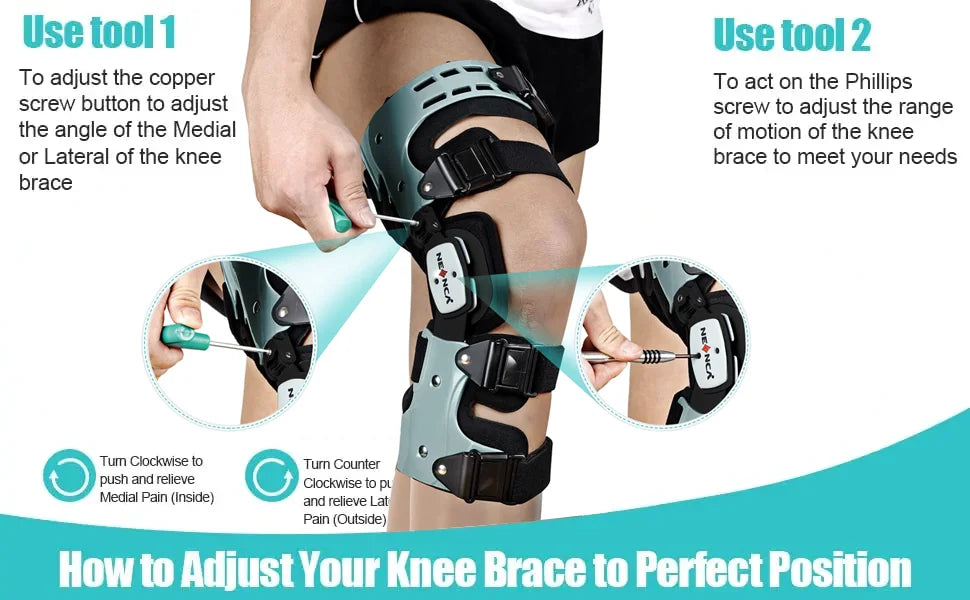 Lisslune | ArthroGuard™ | Osteoarthritis Unloader Knee Brace | Medial & Lateral Support | Bone-on-Bone Arthritis Relief for Pain Management