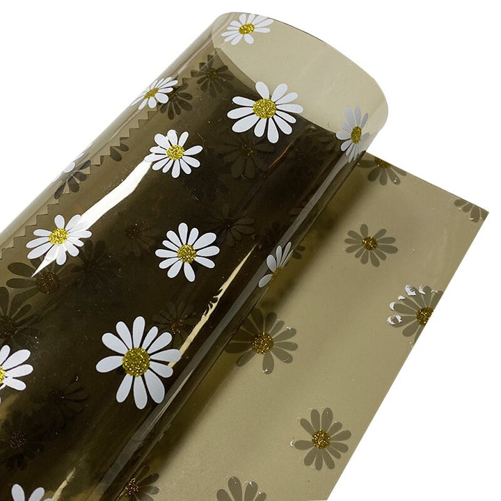 Lisslune | Floral Elegance PVC Craft Film for Creative Home Decor and DIY Projects