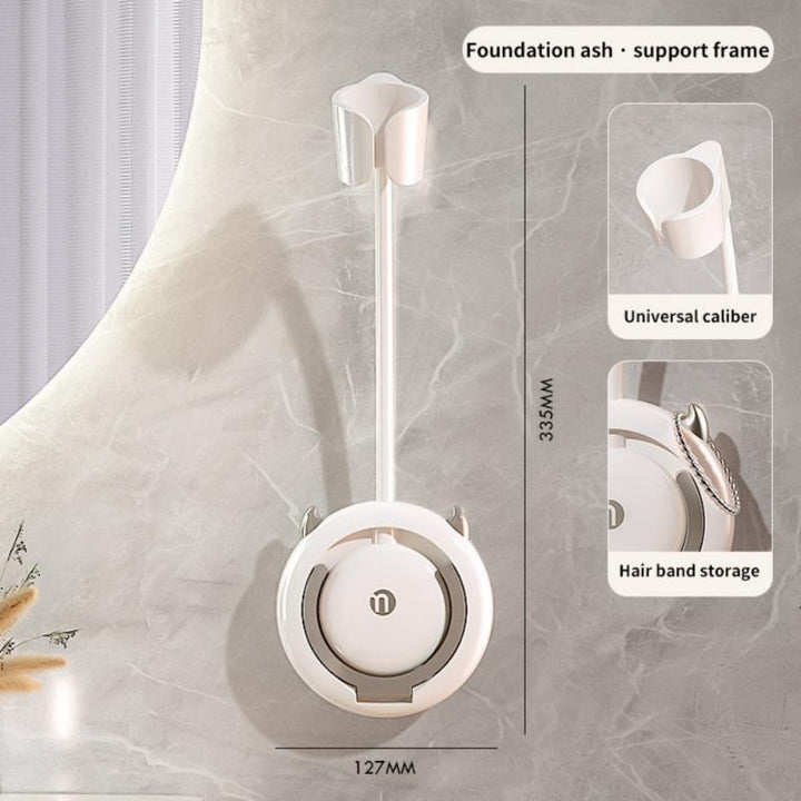 Lisslune | Mounted Universal Self-Adhesive Hair Dryer Holder