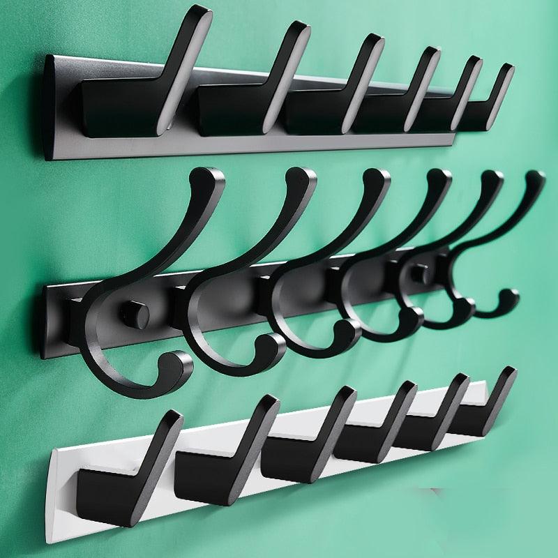 Lisslune | Space-saving Aluminum Hook Organizer: Efficient and stylish storage for any room