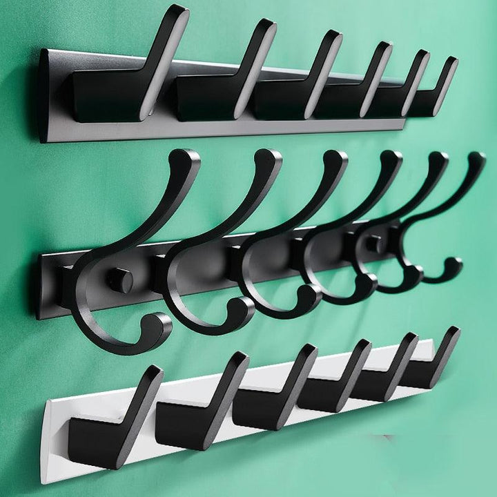 Lisslune | Space-saving Aluminum Hook Organizer: Efficient and stylish storage for any room