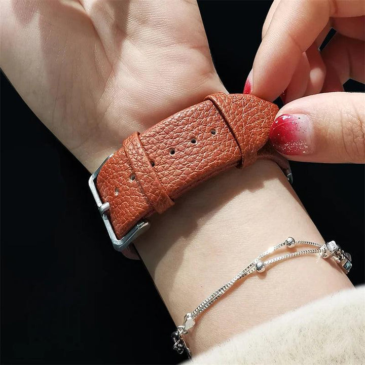 Lisslune | Crumb Glitter Leather Apple Watch Band - Luxe Sparkle Strap