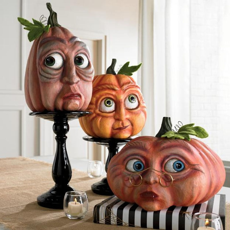 Lisslune | Expressive Pumpkin Faces Halloween Decoration