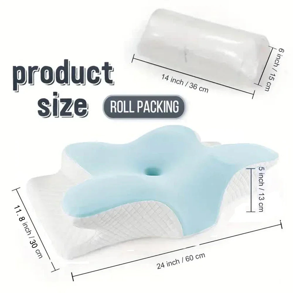 Lisslune | Butterfly Shaped Memory Foam Ergonomic Pillow