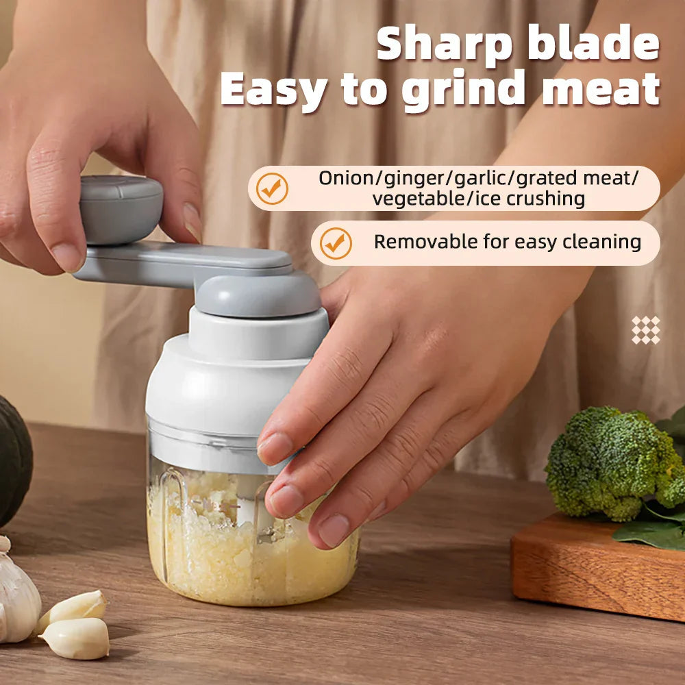 Lisslune | Manual Grinder Garlic Vegetable Chopper