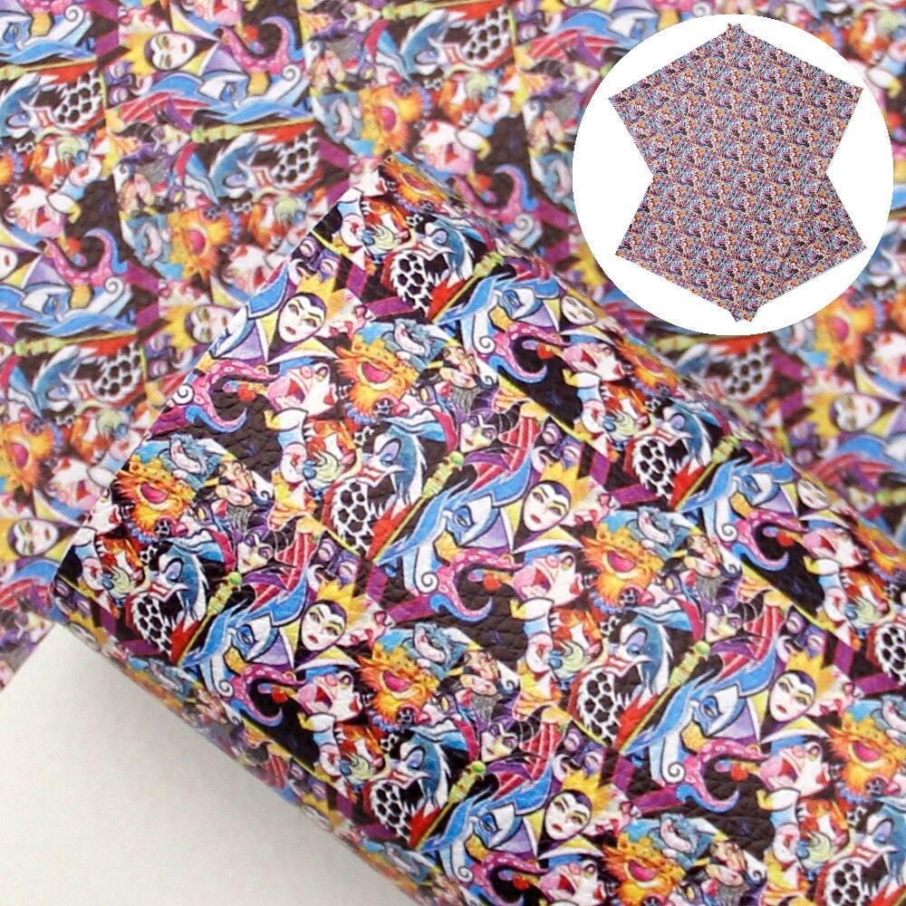 Lisslune | Playful Halloween Witch Synthetic Leather Craft Sheets Set - Creative Art Supplies