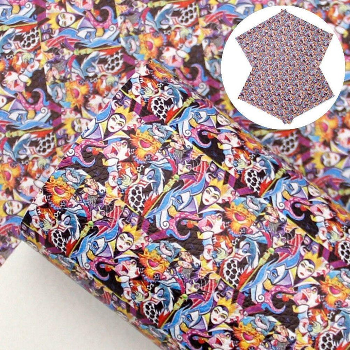 Lisslune | Playful Halloween Witch Synthetic Leather Craft Sheets Set - Creative Art Supplies
