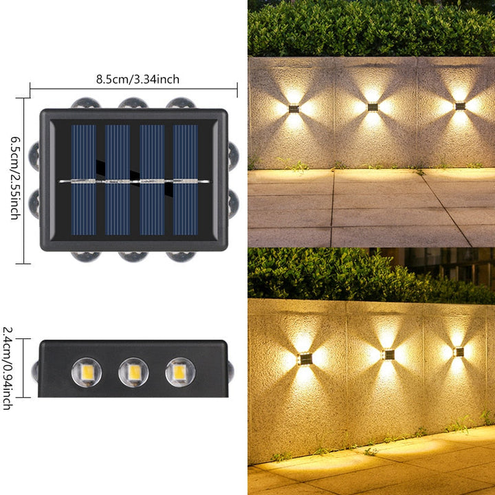 Lisslune | SolarVibe – Sustainable Solar Wall Light for Modern Outdoors