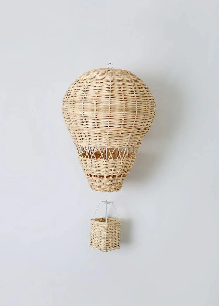 Lisslune | Handcrafted Rattan Woven Balloon Mobile Ornament