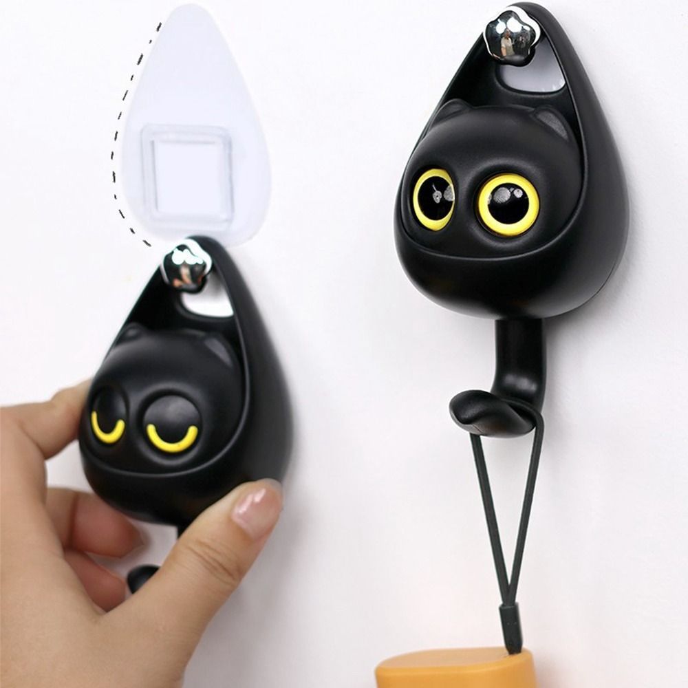 Lisslune | Cute Cat Punch Free Key Holder Hook