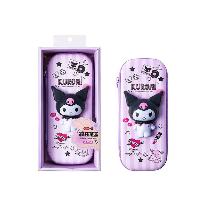 Lisslune | Kuromi & Cinnamoroll Anime-inspired pencil case - Stylish and functional stationery organizer