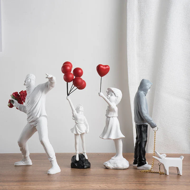 Lisslune | Banksy inspired sculpture collection