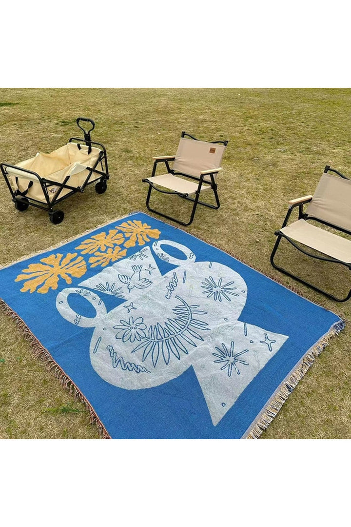 Lisslune | Fringe Throw Blanket