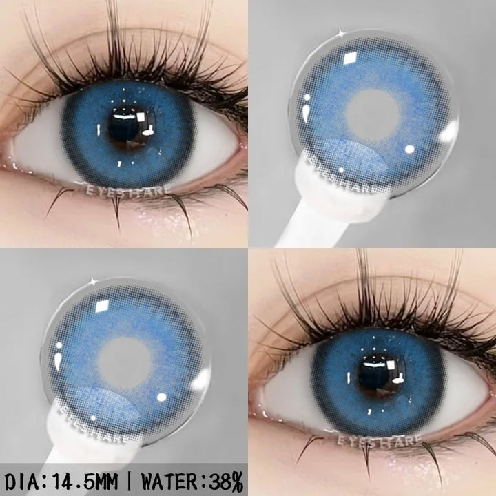 Rynx | 1 pair natural color contact lenses for eyes blue eye colors brown lens gray eye lenses annual green eye contact lens