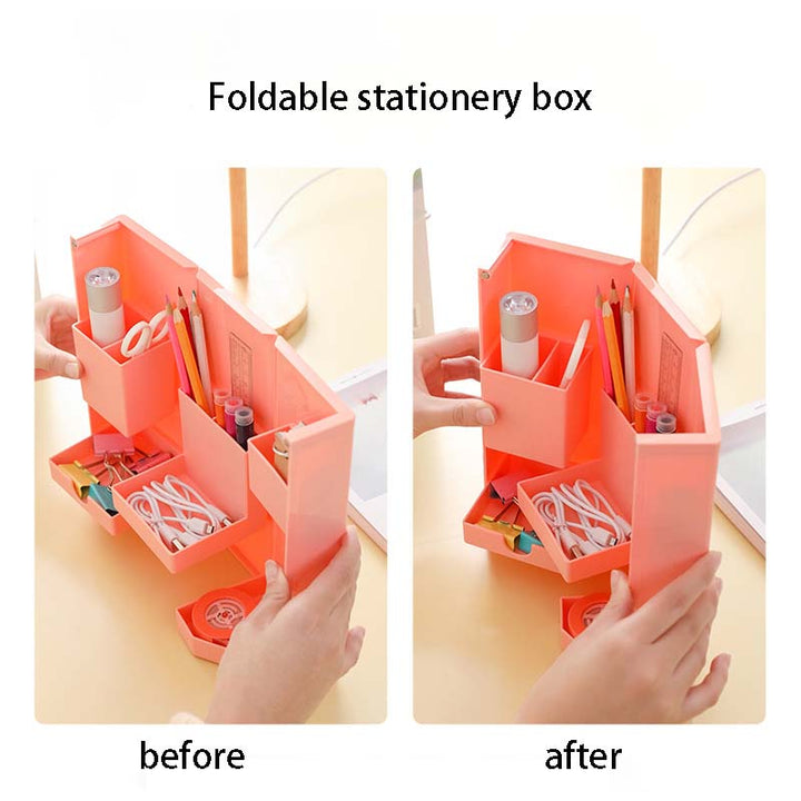 Lisslune | Foldable Stationary Makeup Storage Box