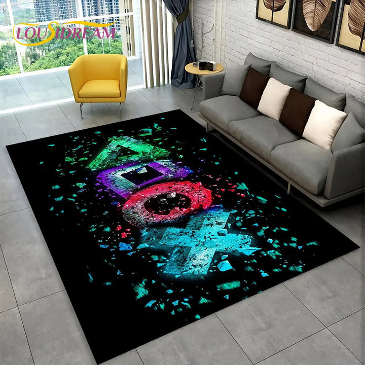 Lisslune | GameJoy Playmat – Soft 3D Gamepad Floor Mat for Children and Gamers
