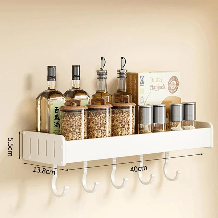 Lisslune | Space-saving aluminum kitchen shelf system