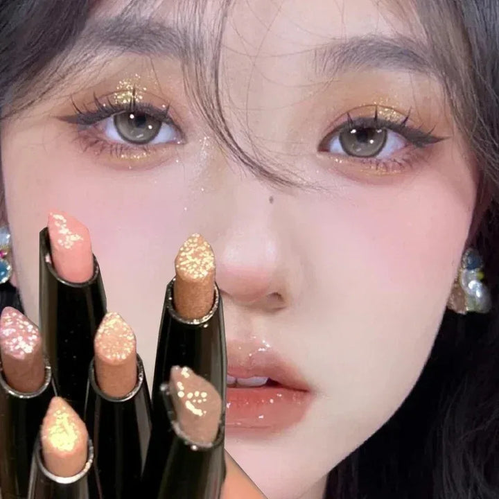 Rynx | Pearl Eyeshadow Pencil Glitter Eyeshadow Make-up waterproof Shimmer Silk Spinner Liner Pencil Cosmetics Beauty Make-up Tool