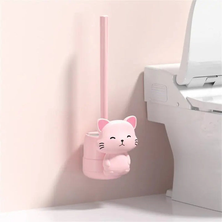 Lisslune | PurrfectClean - Toilet brush and holder with cat theme