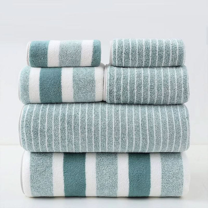 Lisslune | LUXORA – 8-piece towel set made of microfiber, soft, highly absorbent & quick-drying